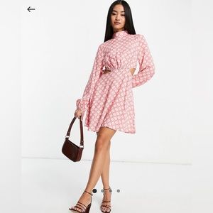 Miss Selfridge cut out waist mini dress